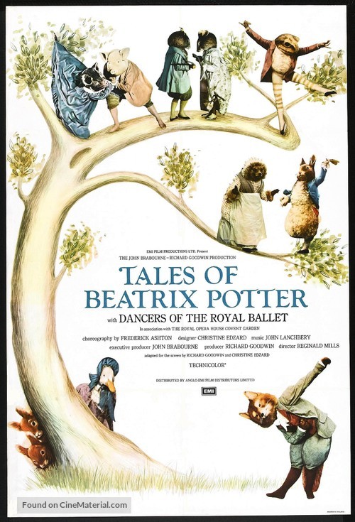 Tales of Beatrix Potter - British Movie Poster