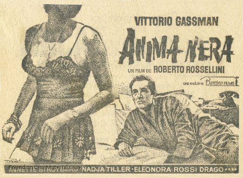 Anima nera - Spanish poster