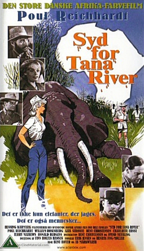 Syd for Tana River - Danish VHS movie cover