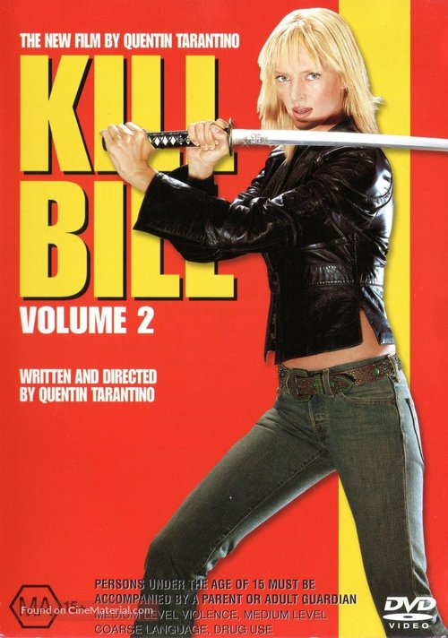 Kill Bill: Vol. 2 - Australian Movie Cover