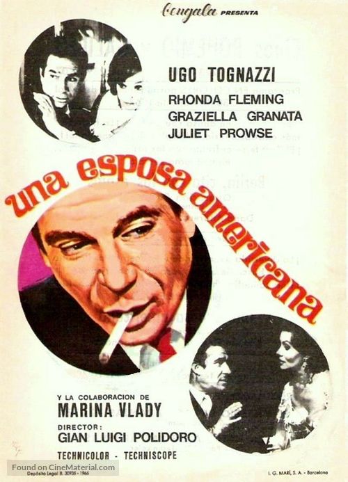 Una moglie americana (1965) Spanish movie poster