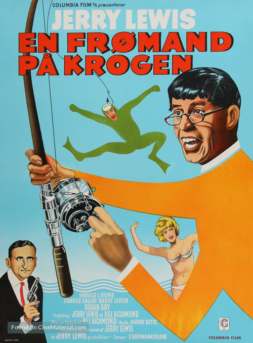 The Big Mouth - Danish Movie Poster