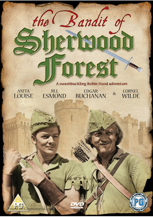 The Bandit of Sherwood Forest - British Movie Cover
