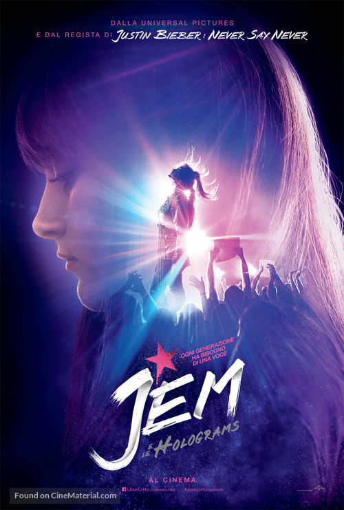 Jem and the Holograms - Italian Movie Poster