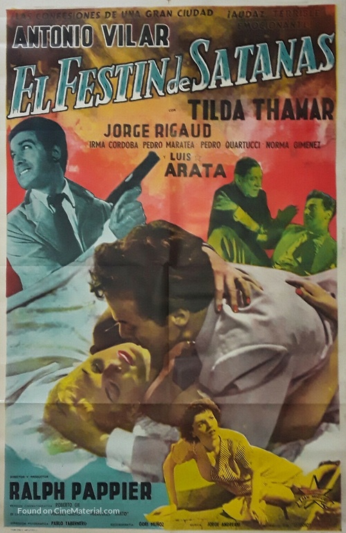 El fest&iacute;n de Satan&aacute;s - Argentinian Movie Poster