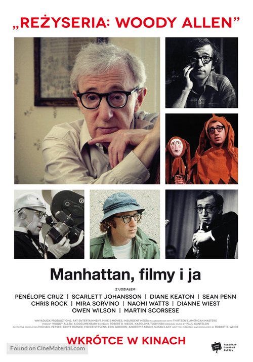Woody Allen: A Documentary - Polish Movie Poster