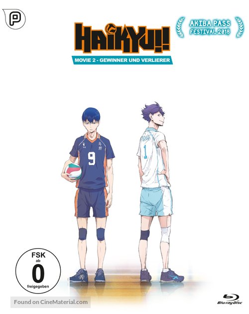 Haikyu!! The Movie: Ending and Beginning - German Blu-Ray movie cover