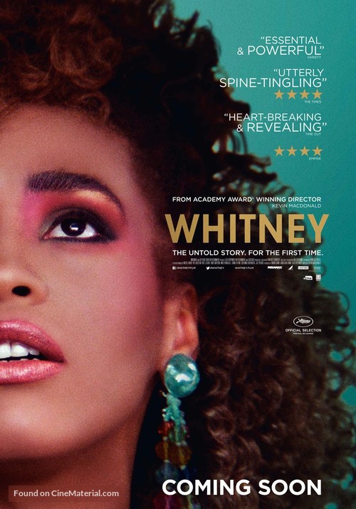 Whitney - Belgian Movie Poster