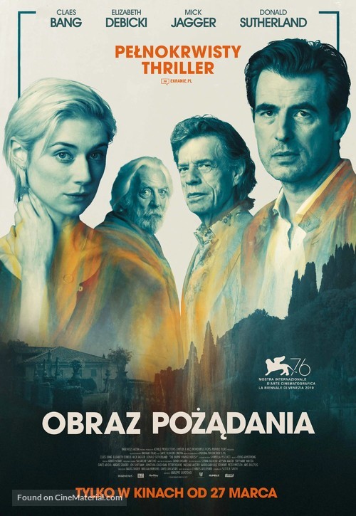 The Burnt Orange Heresy - Polish Movie Poster