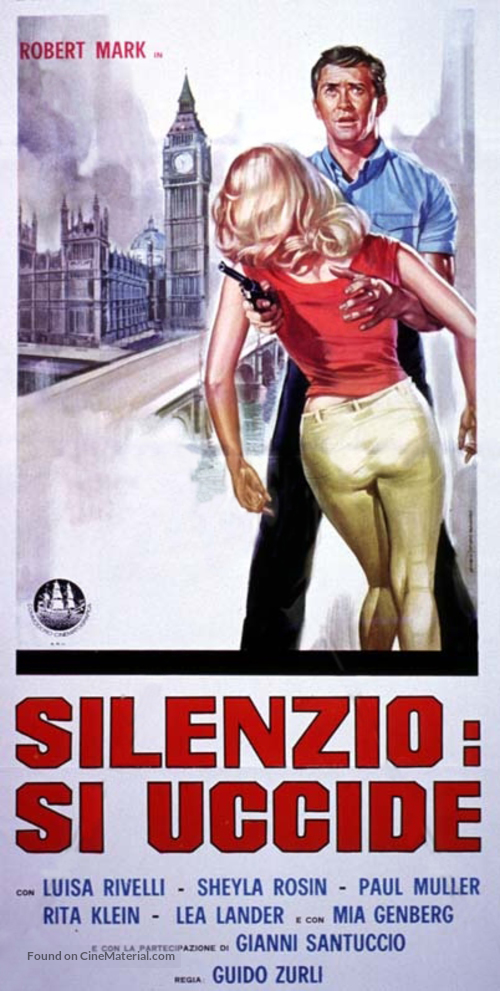 Silenzio: Si uccide - Italian Movie Poster