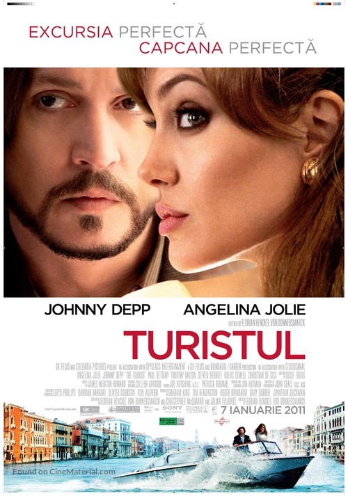 The Tourist - Romanian Movie Poster