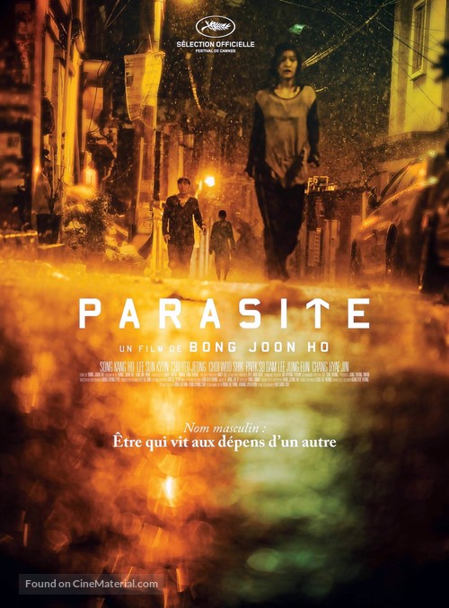 Parasite - French Movie Poster