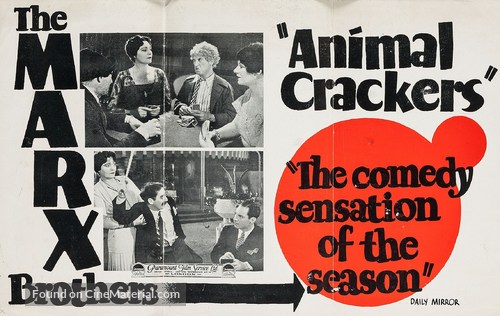 Animal Crackers - British poster