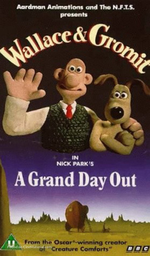 A Grand Day Out with Wallace and Gromit - British VHS movie cover