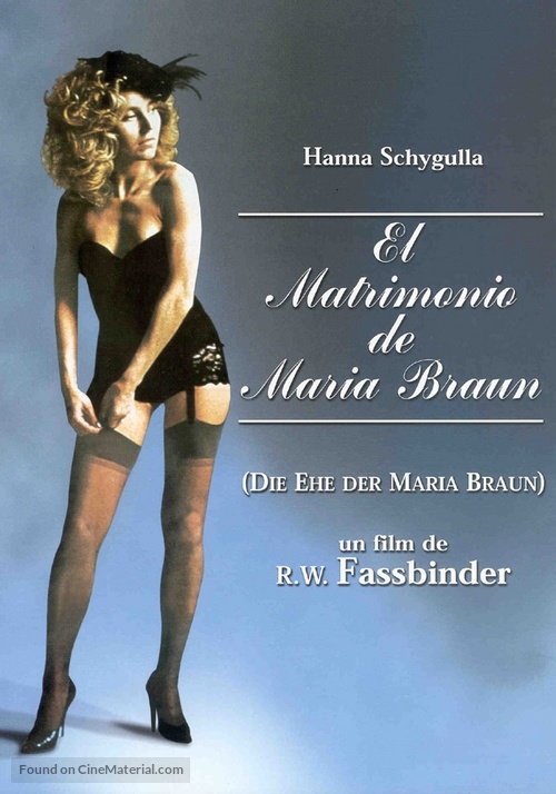 Die ehe der Maria Braun - Spanish Movie Poster