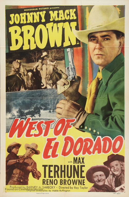 West of El Dorado - Movie Poster