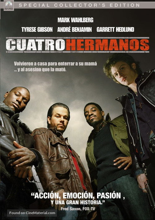 Four Brothers - Argentinian DVD movie cover