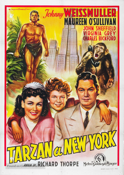 Tarzan&#039;s New York Adventure - Italian Movie Poster