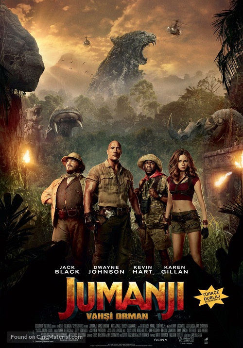 Jumanji: Welcome to the Jungle - Turkish Movie Poster