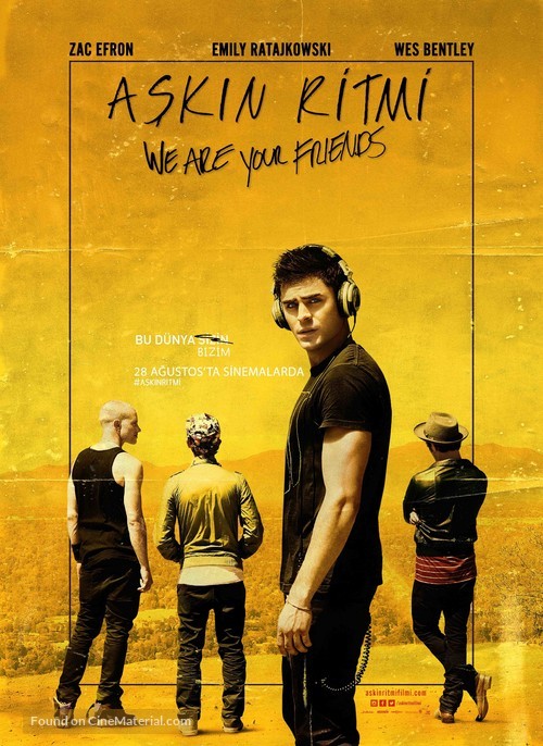 We Are Your Friends - Turkish Movie Poster