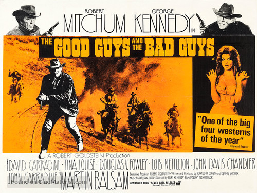 The Good Guys and the Bad Guys - British Movie Poster