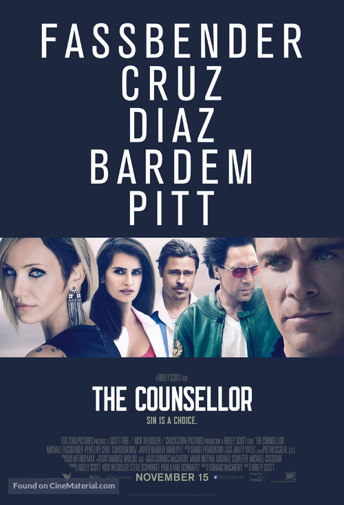 The Counselor - British Movie Poster