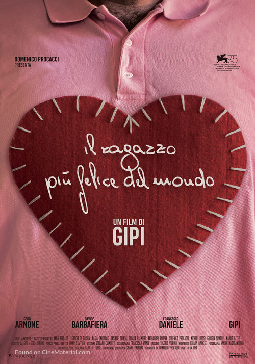 Il ragazzo pi&ugrave; felice del mondo - Italian Movie Poster