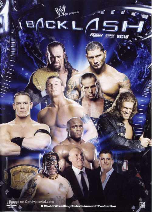 WWE Backlash - DVD movie cover