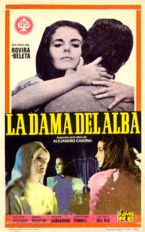 La dama del alba - Spanish Movie Poster