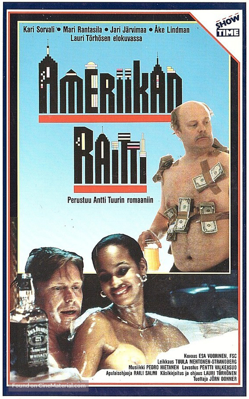 Ameriikan raitti - Finnish VHS movie cover