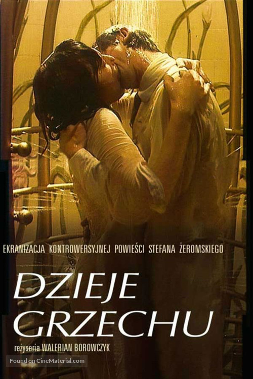 Dzieje grzechu - Polish Movie Poster