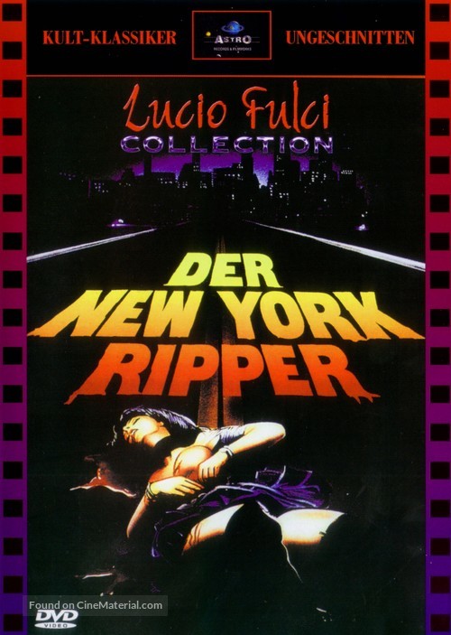 Lo squartatore di New York - German DVD movie cover