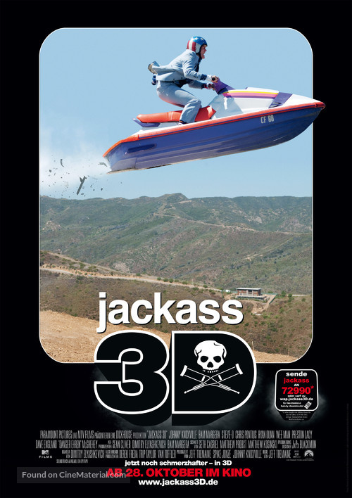 Jackass 3D - German Movie Poster