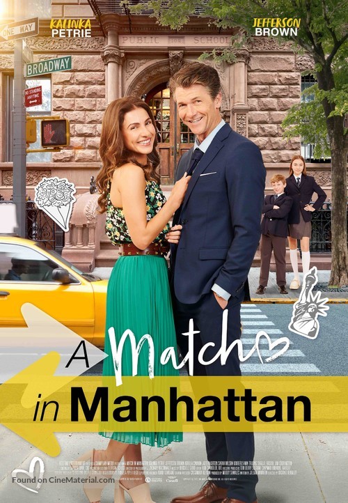 A Match in Manhattan - Canadian Movie Poster