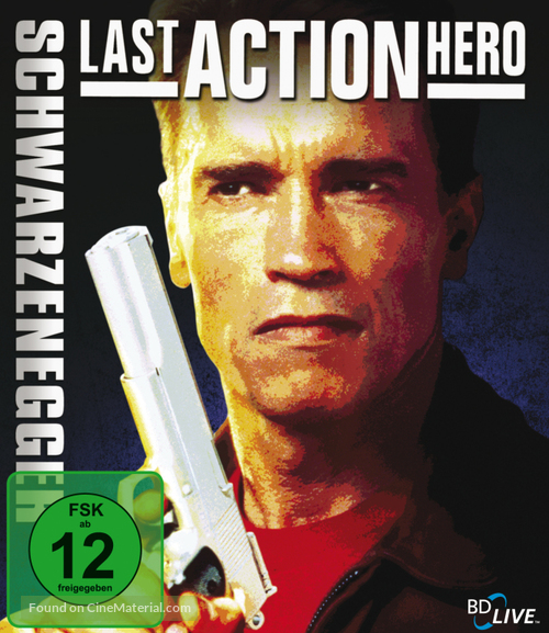 Last Action Hero - German Blu-Ray movie cover