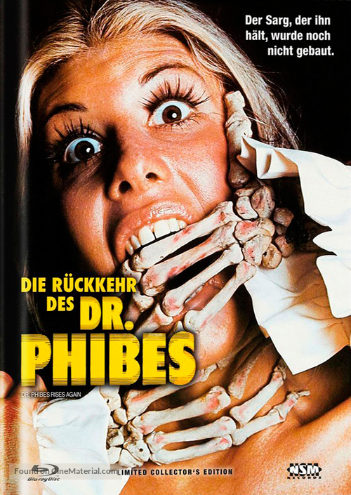 Dr. Phibes Rises Again - German Movie Cover