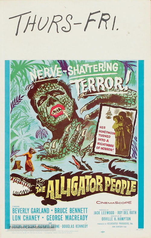 The Alligator People - Movie Poster