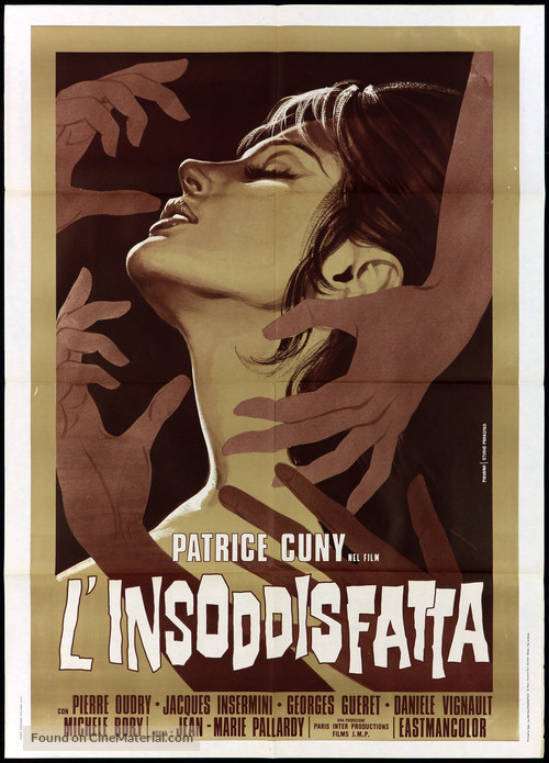 L&#039;insatisfaite - Italian Movie Poster