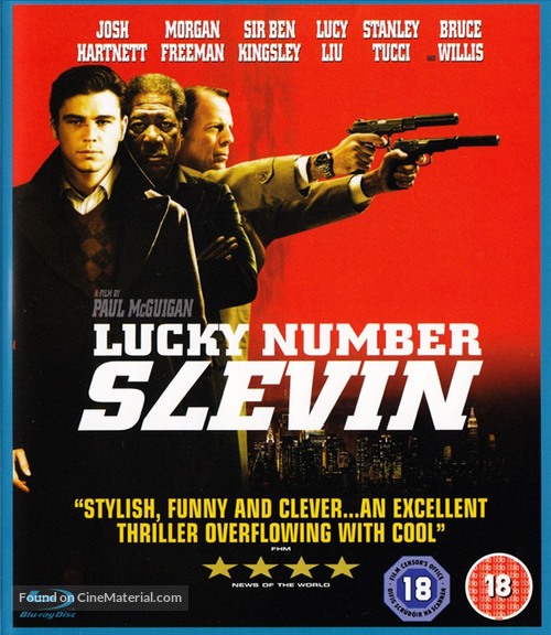 Lucky Number Slevin - British Blu-Ray movie cover