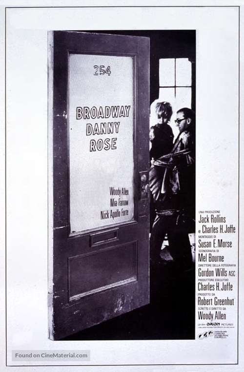 Broadway Danny Rose - Italian Movie Poster