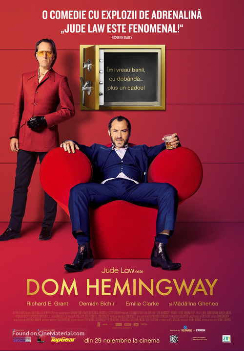 Dom Hemingway - Romanian Movie Poster