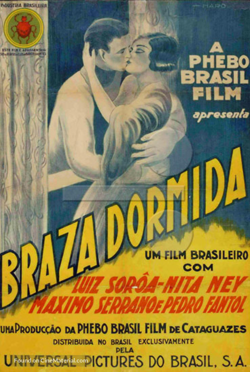 Braza Dormida - Brazilian Movie Poster