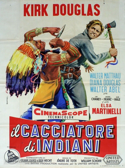 The Indian Fighter - Italian Movie Cover