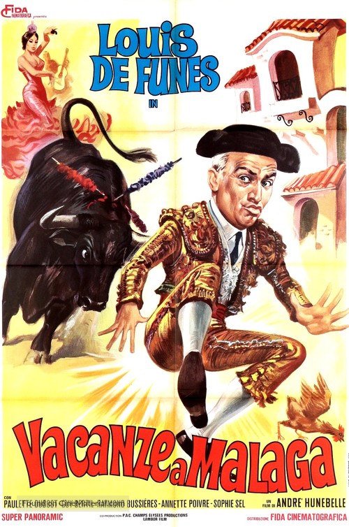 Taxi, Roulotte et Corrida - Italian Movie Poster