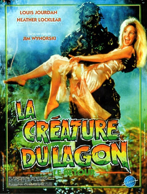 The Return of Swamp Thing - French Movie Poster