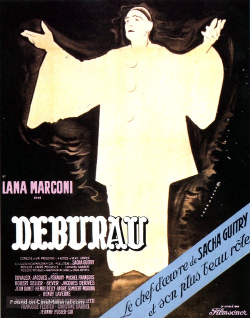 Deburau - French Movie Poster