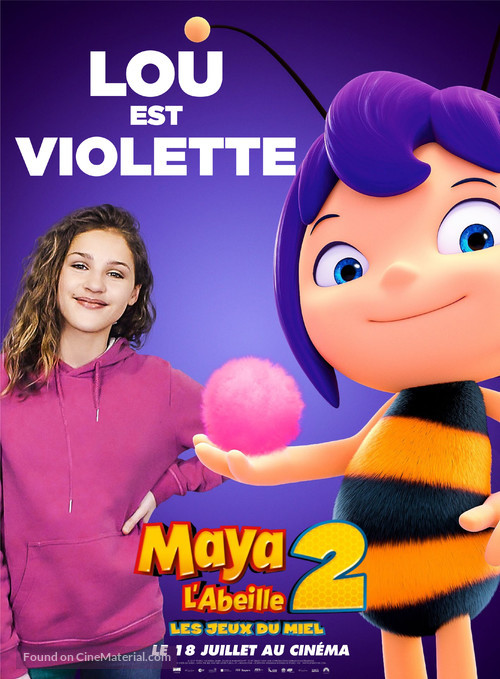 Maya the Bee: The Honey Games - French Movie Poster