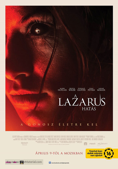 The Lazarus Effect - Hungarian Movie Poster