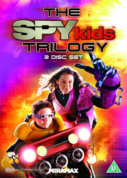 SPY KIDS 3-D : GAME OVER - British DVD movie cover