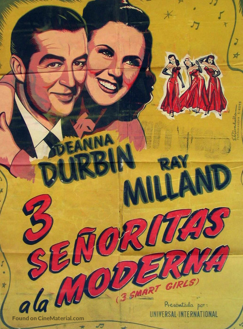 Three Smart Girls - Spanish Movie Poster